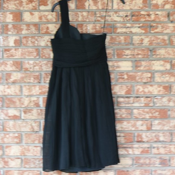 J. Crew One Shoulder Silk  Dress - Picture 4 of 5